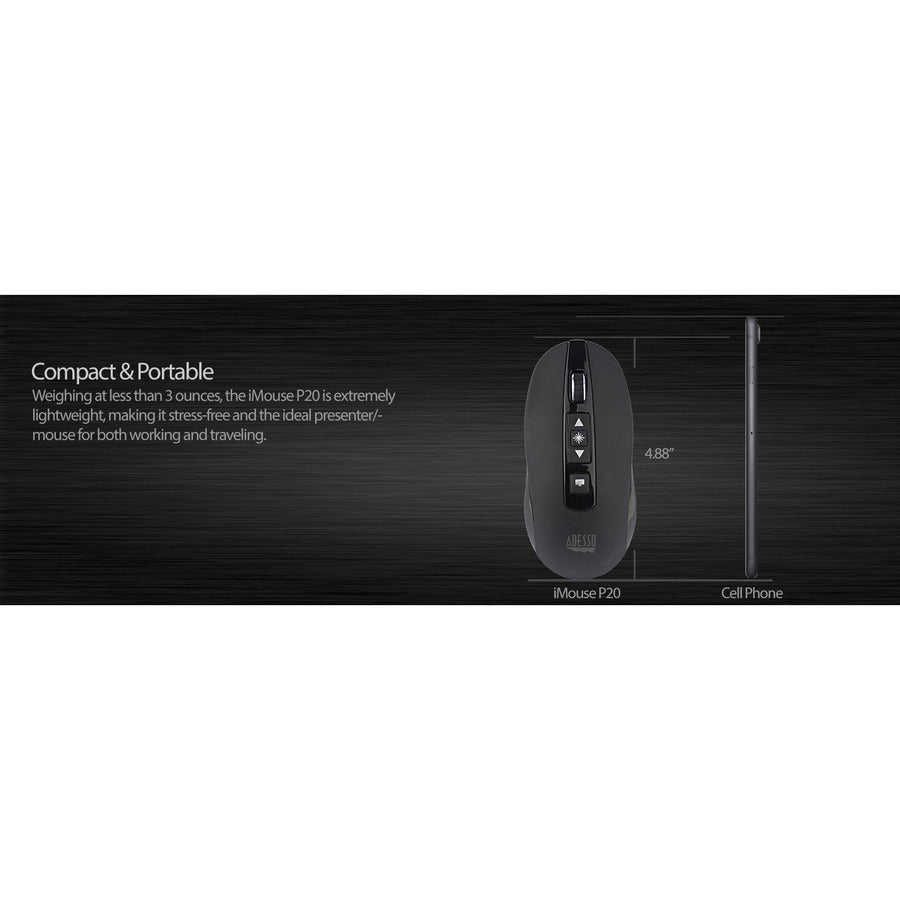 Adesso Wireless presenter mouse (Air Mouse Elite) IMOUSEP20
