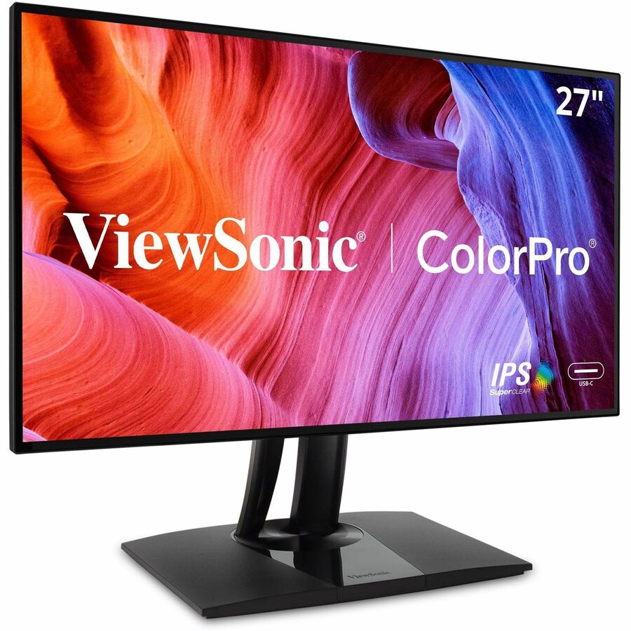 ViewSonic VP2768a 27-Inch IPS 1440p Monitor with Advanced Ergonomics, 100% sRGB Rec 709, 14-bit 3D LUT, Eye Care, 90W USB C, RJ45, HDMI, Daisy Chain for Home and Office VP2768a