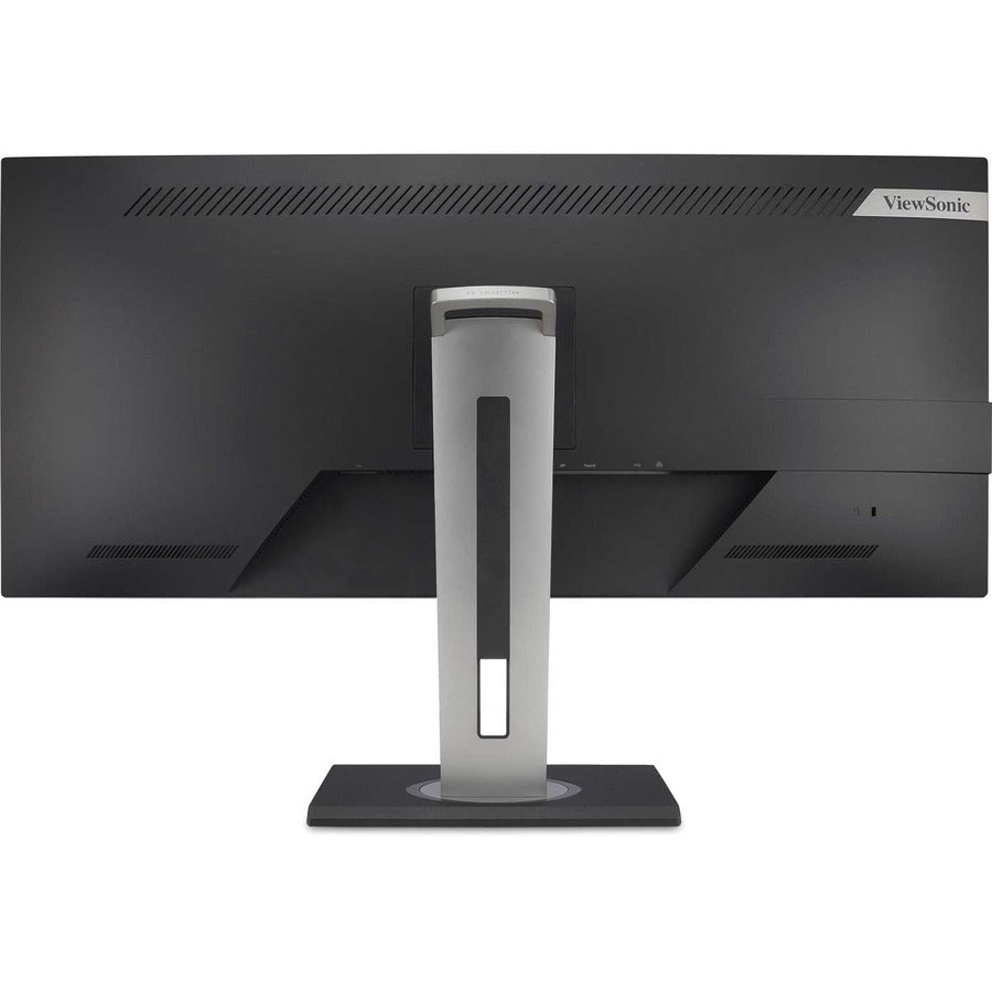 ViewSonic VG3456 34 Inch 21:9 1440p Monitor with Ergonomics Design, USB C, FreeSync, Docking Built-In, Gigabit Ethernet RJ45 for Home and Office VG3456