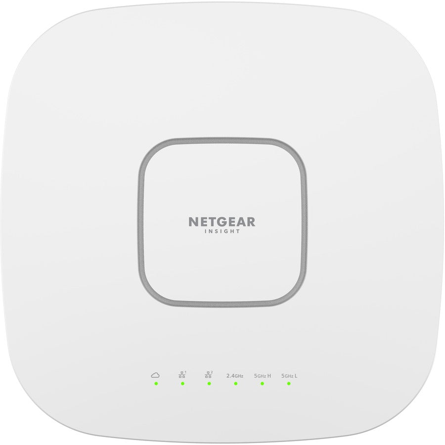 Netgear Business WAX630 Tri Band IEEE 802.11 a/b/g/n/ac/ax/i 6 Gbit/s Wireless Access Point - Indoor WAX630-100NAS