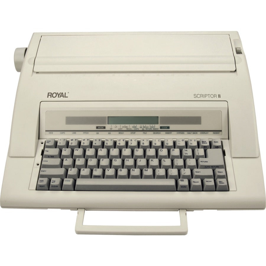 Royal Portable Electronic Typewriter With Memory an Display 69147T