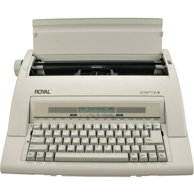 Royal Portable Electronic Typewriter With Memory an Display 69147T