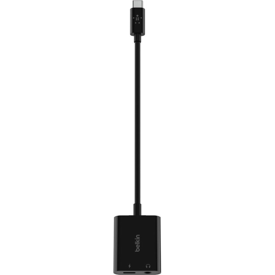 Belkin 3.5mm Audio + USB-C Charge Adapter NPA004BTBK