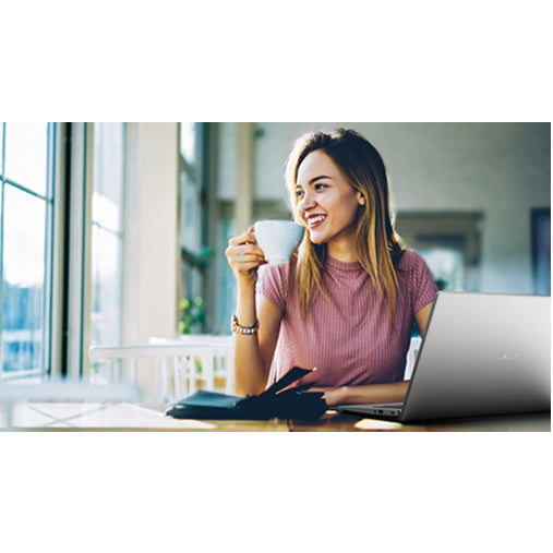 Acer Swift 1 SF114-34 SF114-34-C16K 14" Notebook - Full HD - Intel Celeron N4500 - 4 GB - 128 GB Flash Memory - English Keyboard - Pure Silver NX.A78AA.001