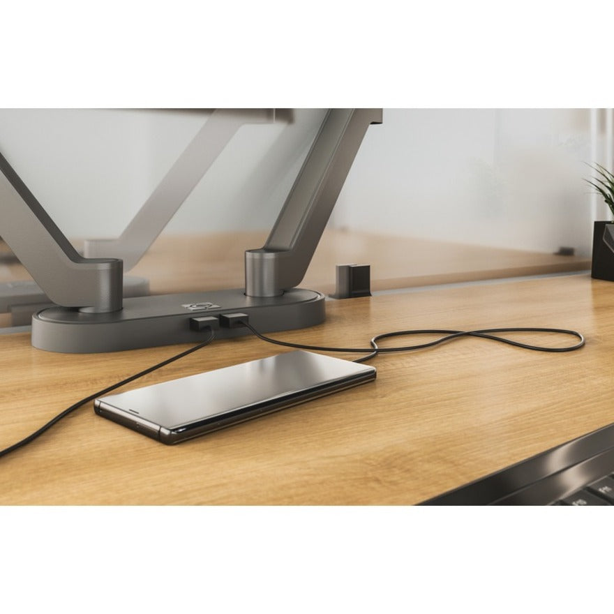 Chief Koncis USB Charging Hub for Koncis Dual Display Desk Mounts - Silver D2US-NA