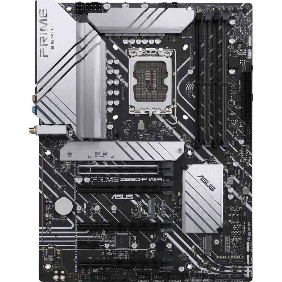 Asus Prime Z690-P WIFI Desktop Motherboard - Intel Z690 Chipset - Socket LGA-1700 - Intel Optane Memory Ready - ATX PRIME Z690-P WIFI