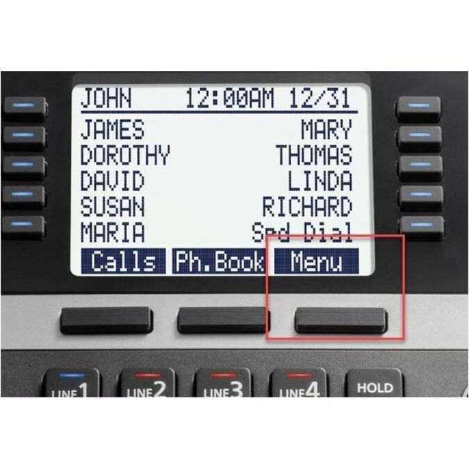 Panasonic KX-TGW420 DECT 6.0 1.90 GHz Corded/Cordless Phone - Desktop - Black KX-TGW420B