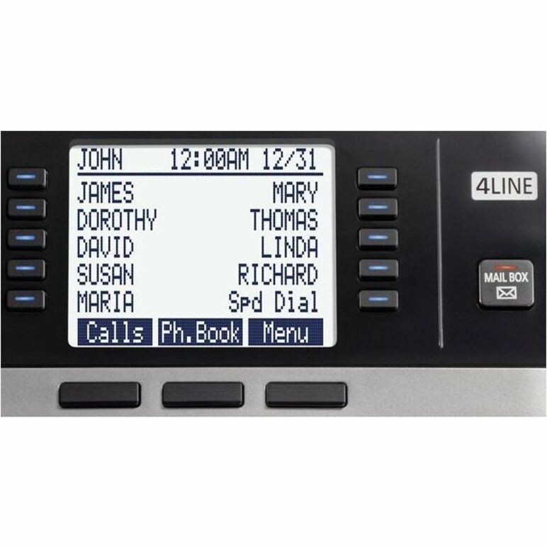 Panasonic KX-TGW420 DECT 6.0 1.90 GHz Corded/Cordless Phone - Desktop - Black KX-TGW420B