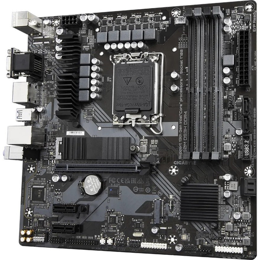 Gigabyte Ultra Durable B760M DS3H DDR4 Gaming Desktop Motherboard - Intel B760 Chipset - Socket LGA-1700 - Micro ATX B760M DS3H DDR4