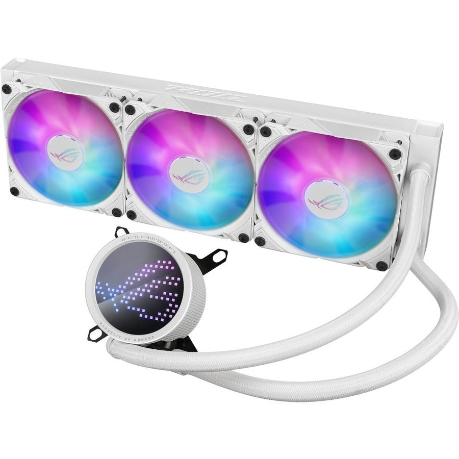 Asus ROG Ryuo III 240 ARGB Cooling Fan/Radiator/Water Block/Pump - 3 Pack ROGRYUOIII360ARGBWHT