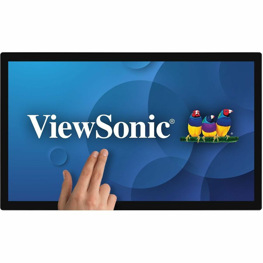 ViewSonic TD3207 - 1080p Touch Screen Monitor with 24/7 Operation, HDMI, DisplayPort, RS232 - 450 cd/m² - 32" TD3207