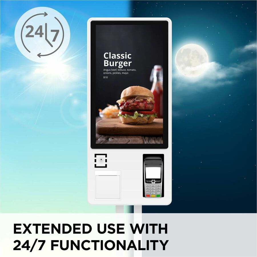 ViewSonic TD3207 - 1080p Touch Screen Monitor with 24/7 Operation, HDMI, DisplayPort, RS232 - 450 cd/m² - 32" TD3207