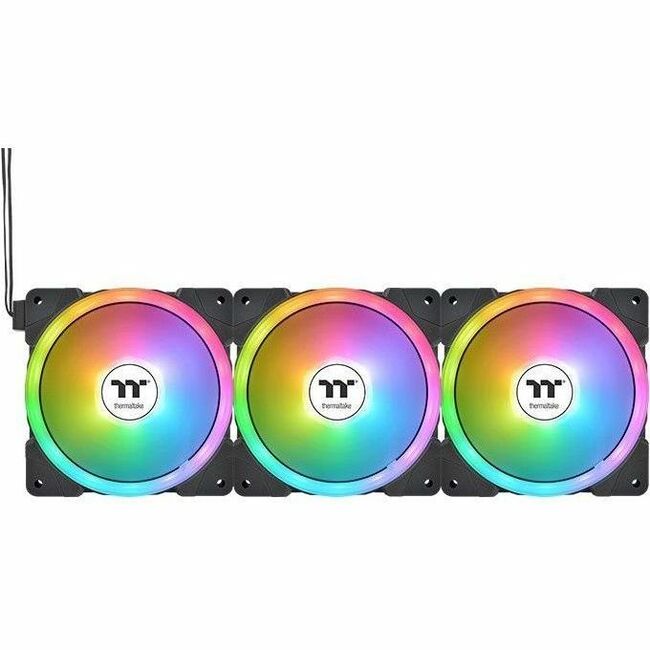 Thermaltake SWAFAN EX12 ARGB Sync PC Cooling Fan TT Premium Edition (3-Fan Pack) - 3 Pack CL-F167-PL12SW-A