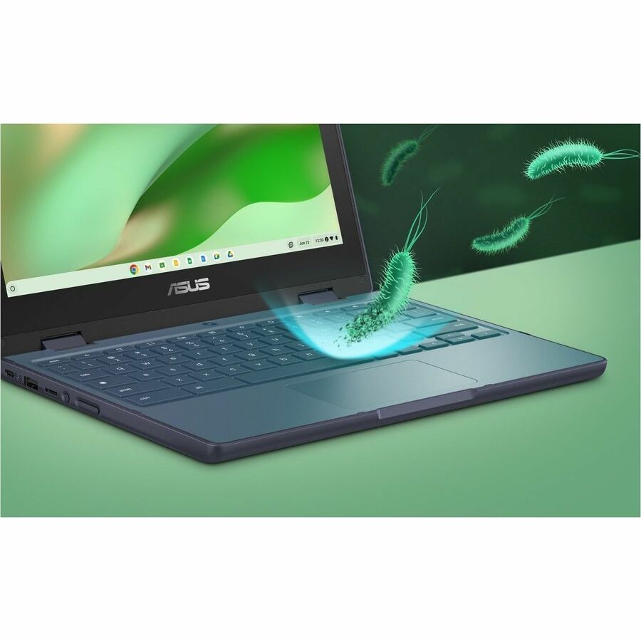 Asus Chromebook Flip CR11 CR1102FGA-YZ84T 11.6" Touchscreen Rugged Convertible 2 in 1 Chromebook - HD - Intel N-Series N100 - 8 GB - 64 GB Flash Memory - Mineral Gray CR1102FGA-YZ84T