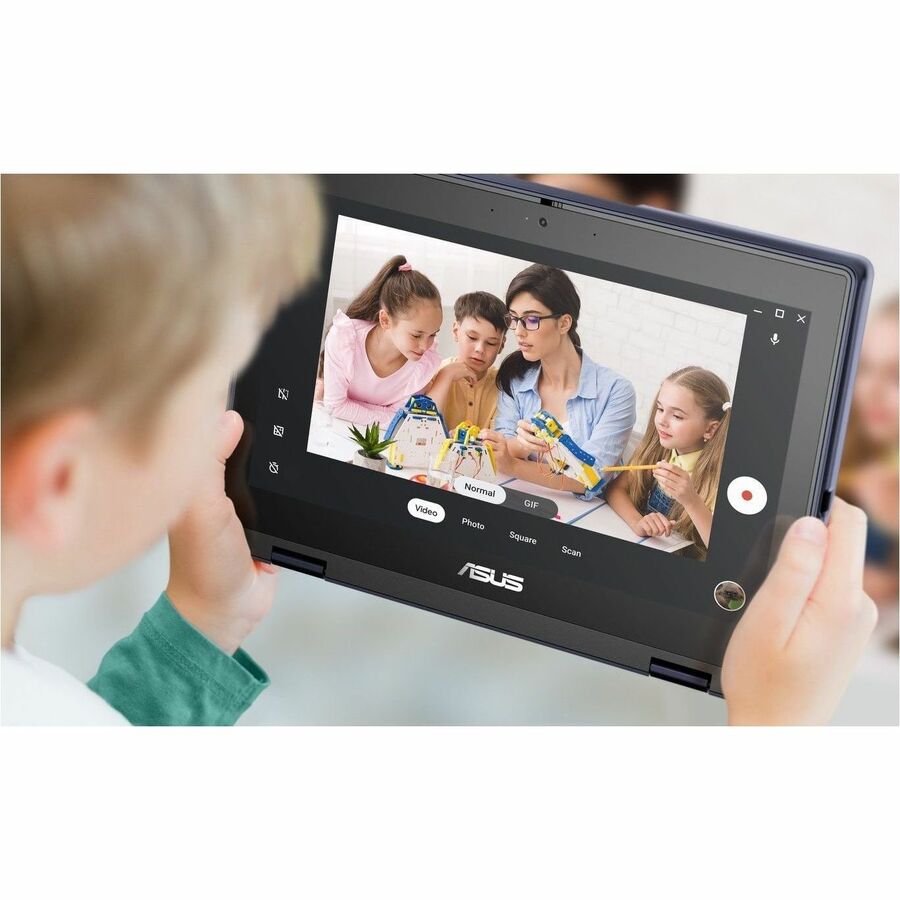 Asus Chromebook Flip CR11 CR1102FGA-YZ84T 11.6" Touchscreen Rugged Convertible 2 in 1 Chromebook - HD - Intel N-Series N100 - 8 GB - 64 GB Flash Memory - Mineral Gray CR1102FGA-YZ84T