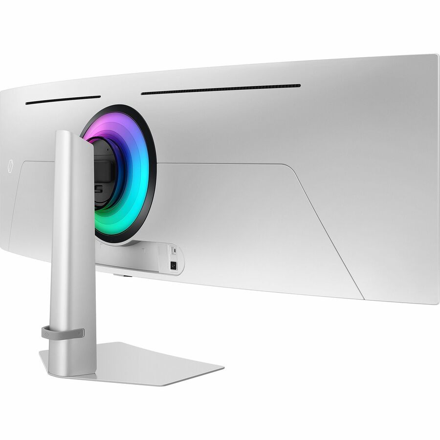 Samsung Odyssey G9 S49CG934SN 49" Class Dual Quad HD (DQHD) Curved Screen Gaming OLED Monitor - 32:9 - Silver S49CG934SN