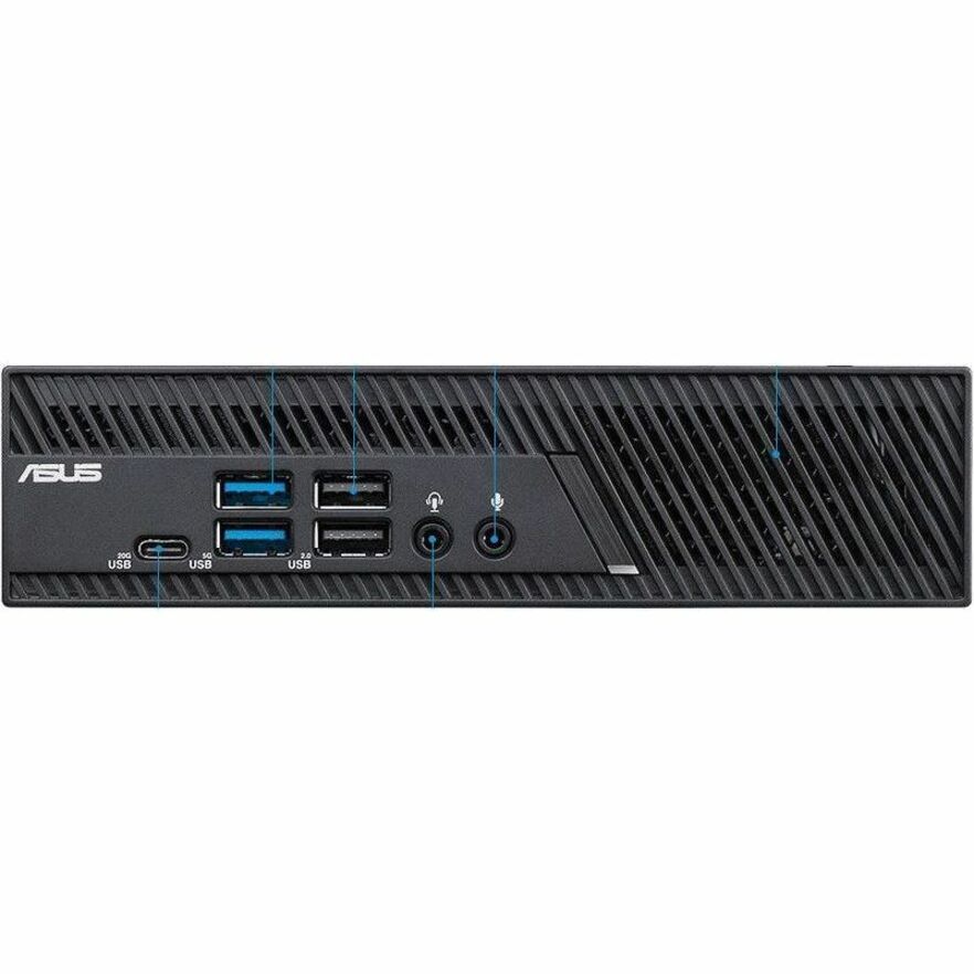 Asus PB63-SYS582PX1TH Desktop Computer - Intel Core i5 13th Gen i5-13500 - 8 GB - 256 GB SSD - Mini PC - Black PB63-SYS582PX1TH