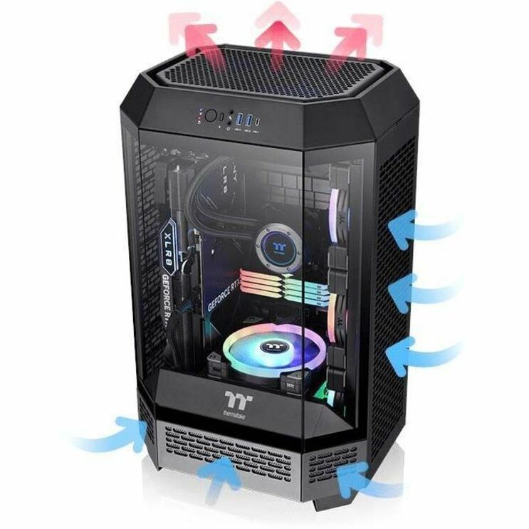 Thermaltake The Tower 300 Micro Tower Chassis CA-1Y4-00S1WN-00