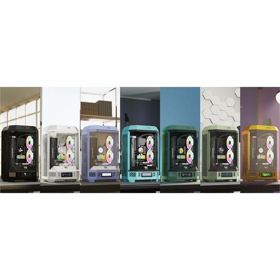 Thermaltake The Tower 300 Micro Tower Chassis CA-1Y4-00S1WN-00