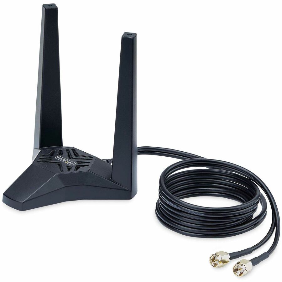 StarTech.com Wi-Fi 6E PCIe Network Card, Bluetooth 5.3, Magnetic Antenna Base, Tri-Band 802.11ax, AX5400 WiFi NIC, Windows/Linux PAX2235WIFI6ECARD