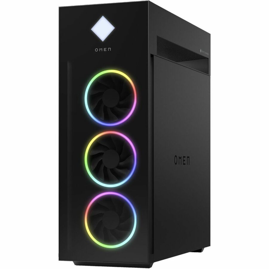 OMEN GT22-2000i GT22-2050 Gaming Desktop Computer - Intel Core i7 14th Gen i7-14700K - 16 GB - 1 TB SSD - Tower - Black, Dark Chrome 9J5T5AA#ABA