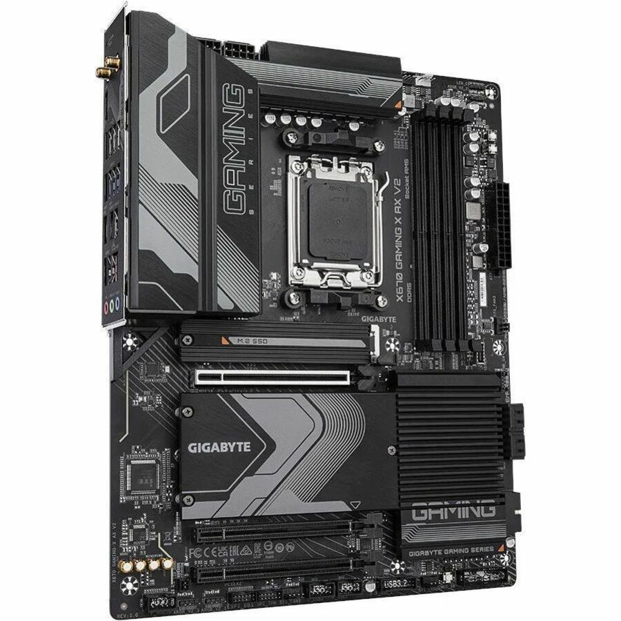 Gigabyte Ultra Durable X670 GAMING X AX V2 Gaming Desktop Motherboard - AMD X670 Chipset - Socket AM5 - ATX X670 GAMING X AX V2