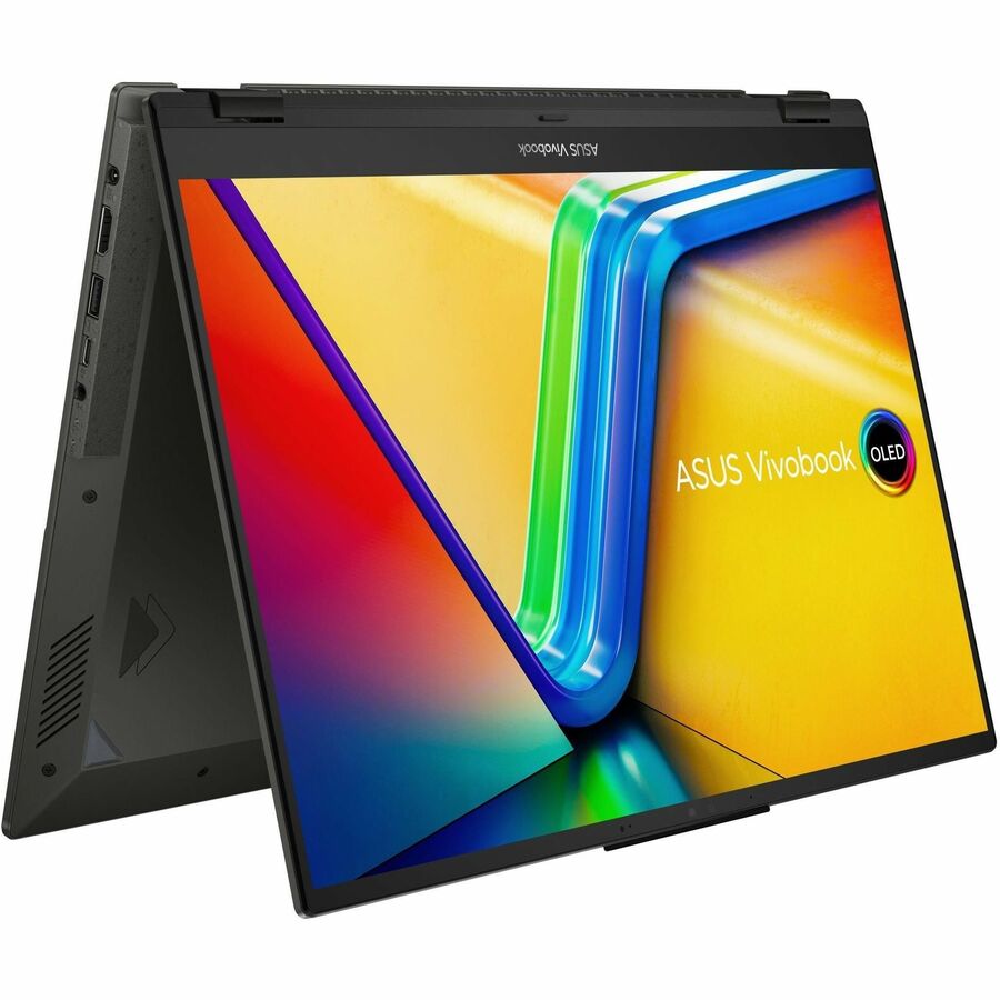 Asus Vivobook S 16 Flip TP3604 TP3604VA-DS74T 16" Touchscreen Convertible 2 in 1 Notebook - WUXGA - Intel Core i7 13th Gen i7-13700H - Intel Evo Platform - 16 GB - 512 GB SSD - Midnight Black TP3604VA-DS74T