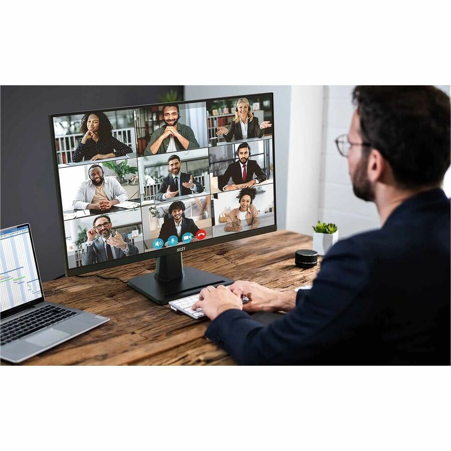 MSI Pro MP275Q 27" Class WQHD LED Monitor - 16:9 - Matte Black Color bezel PROMP275Q