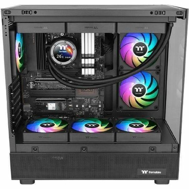 Thermaltake CT140 EX Reverse ARGB Sync PC Cooling Fan (3-Fan Pack) - 3 Pack CL-F193-PL14SW-A