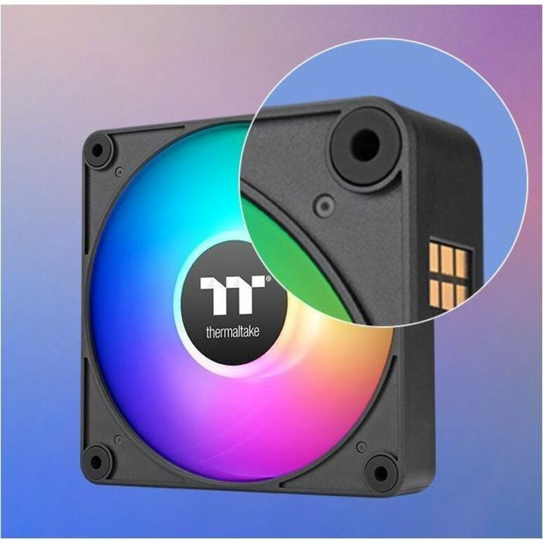 Thermaltake CT140 EX Reverse ARGB Sync PC Cooling Fan (3-Fan Pack) - 3 Pack CL-F193-PL14SW-A