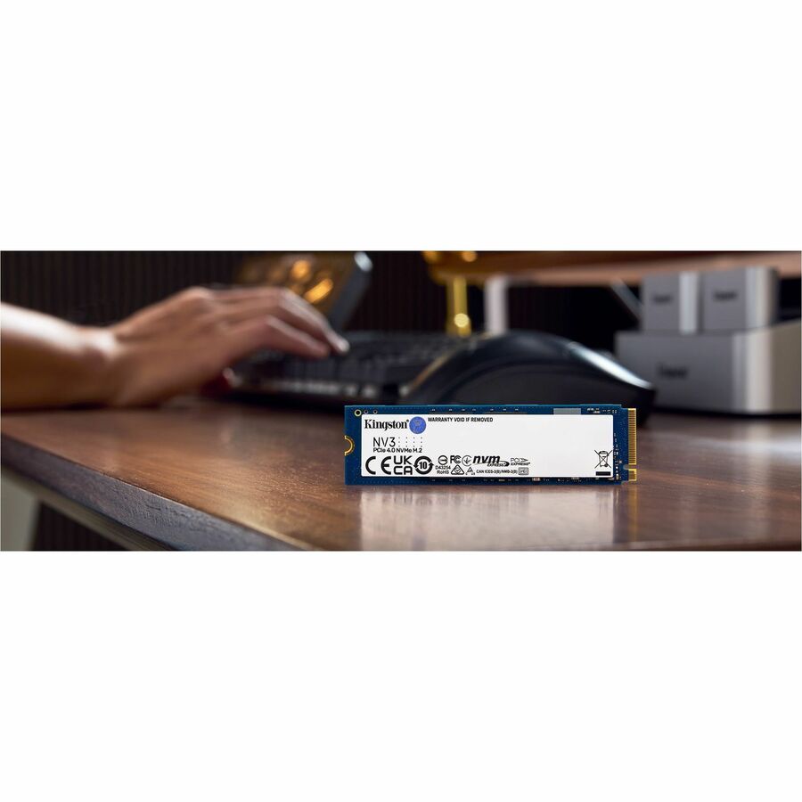 Kingston NV3 4 TB Solid State Drive - M.2 2280 Internal - PCI Express NVMe (PCI Express NVMe 4.0 x4) SNV3S/4000G
