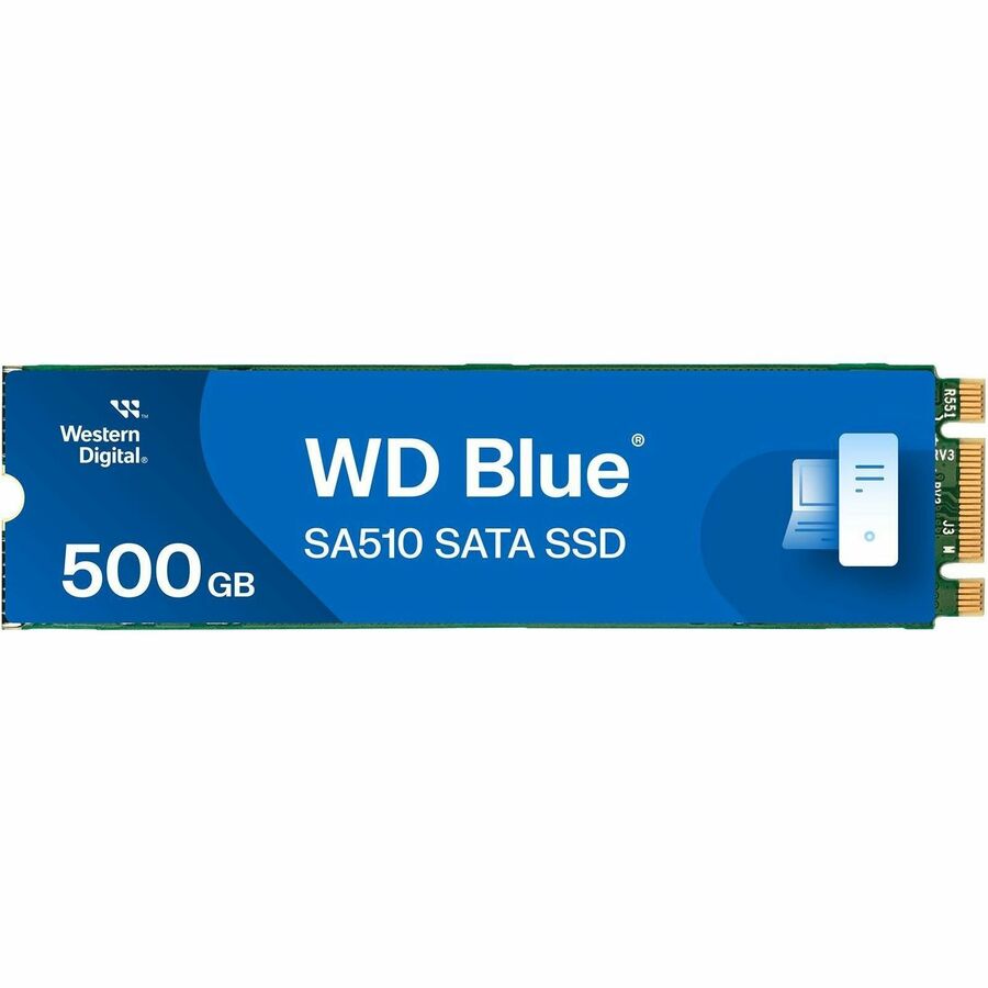 WD Blue SA510 WDS500G3B0B-00AXS0 500 GB Solid State Drive - M.2 2280 - SATA WDS500G3B0B-00AXS0