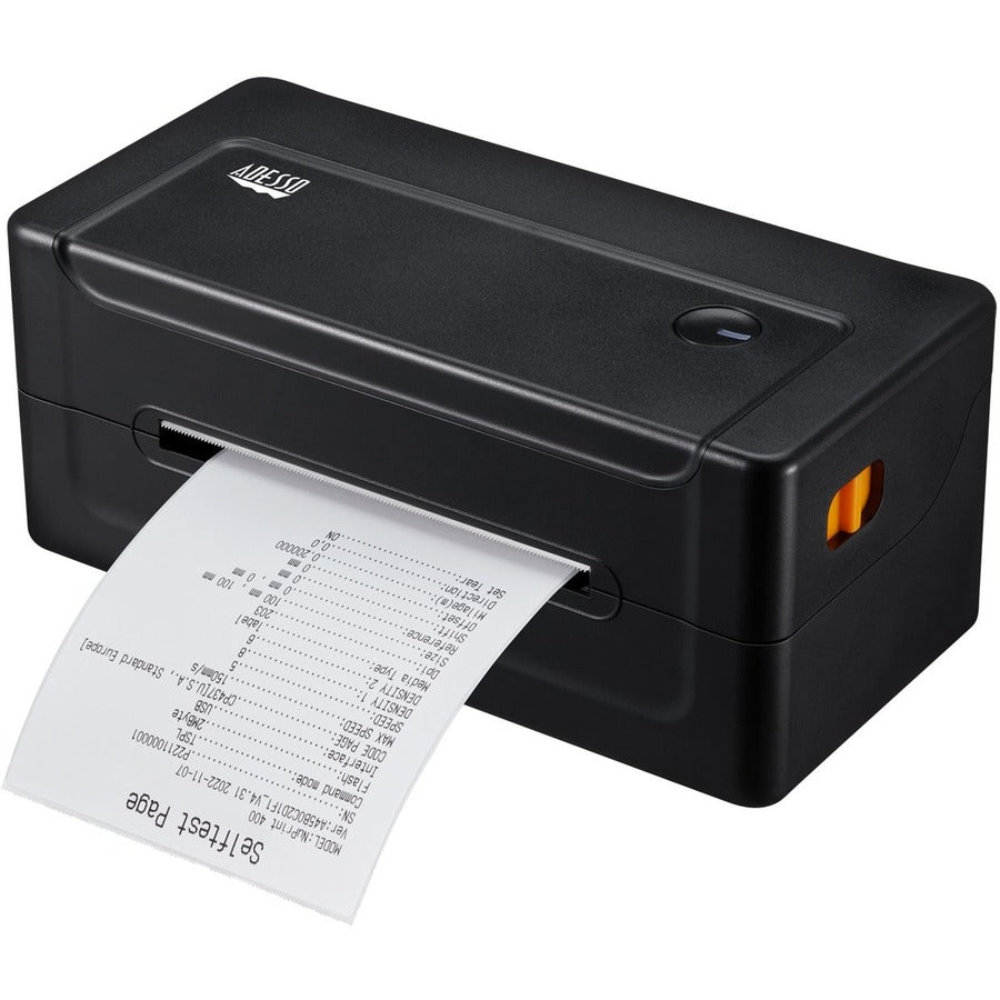 Adesso NuPrint NuPrint 400 Pharmacy, Delivery, Restaurant, Parking Ticket, Transportation & Logistic, Retail Direct Thermal Printer - Monochrome - Receipt Print - USB - Serial - Black NUPRINT400
