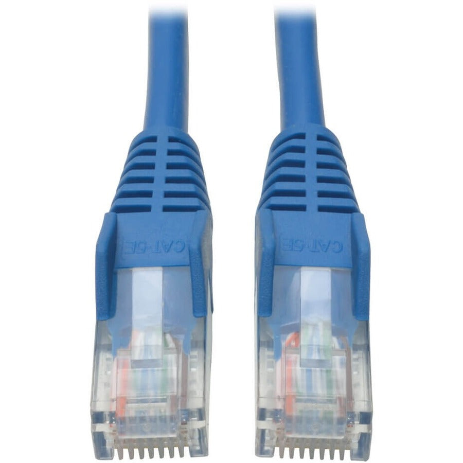 Eaton Tripp Lite Series Cat5e 350 MHz Snagless Molded (UTP) Ethernet Cable (RJ45 M/M), PoE - Blue, 50 ft. (15.24 m) N001-050-BL