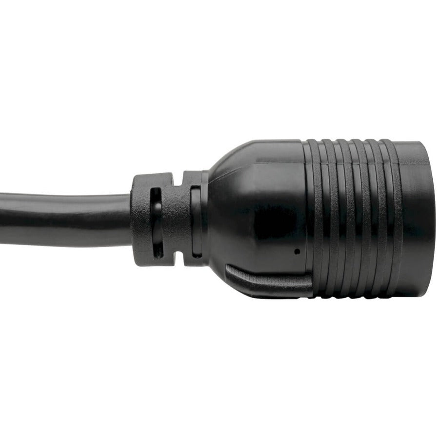 Eaton Tripp Lite Series Power Extension Cord, NEMA L6-30P to NEMA L6-30R - Heavy-Duty, 30A, 250V, 10 AWG, 8 ft. (2.43 m), Black P041-008