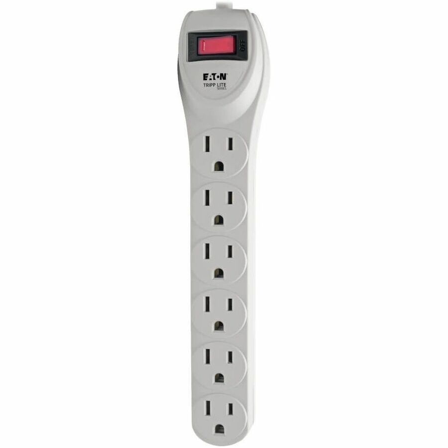 Eaton Tripp Lite Series Protect It! 6-Outlet Home Computer Surge Protector, 2 ft. (0.61 m) Cord, 180 Joules TLP602