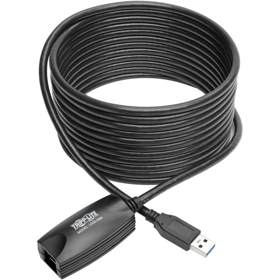 Tripp Lite by Eaton USB 3.0 SuperSpeed Active Extension Repeater Cable (A M/F), 5M (16.4 ft.) U330-05M