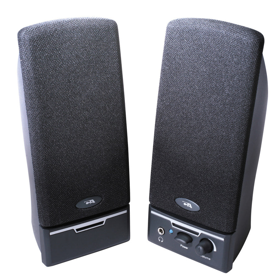 Cyber Acoustics CA-2014rb 2.0 Speaker System - 4 W RMS - Black CA-2014RB
