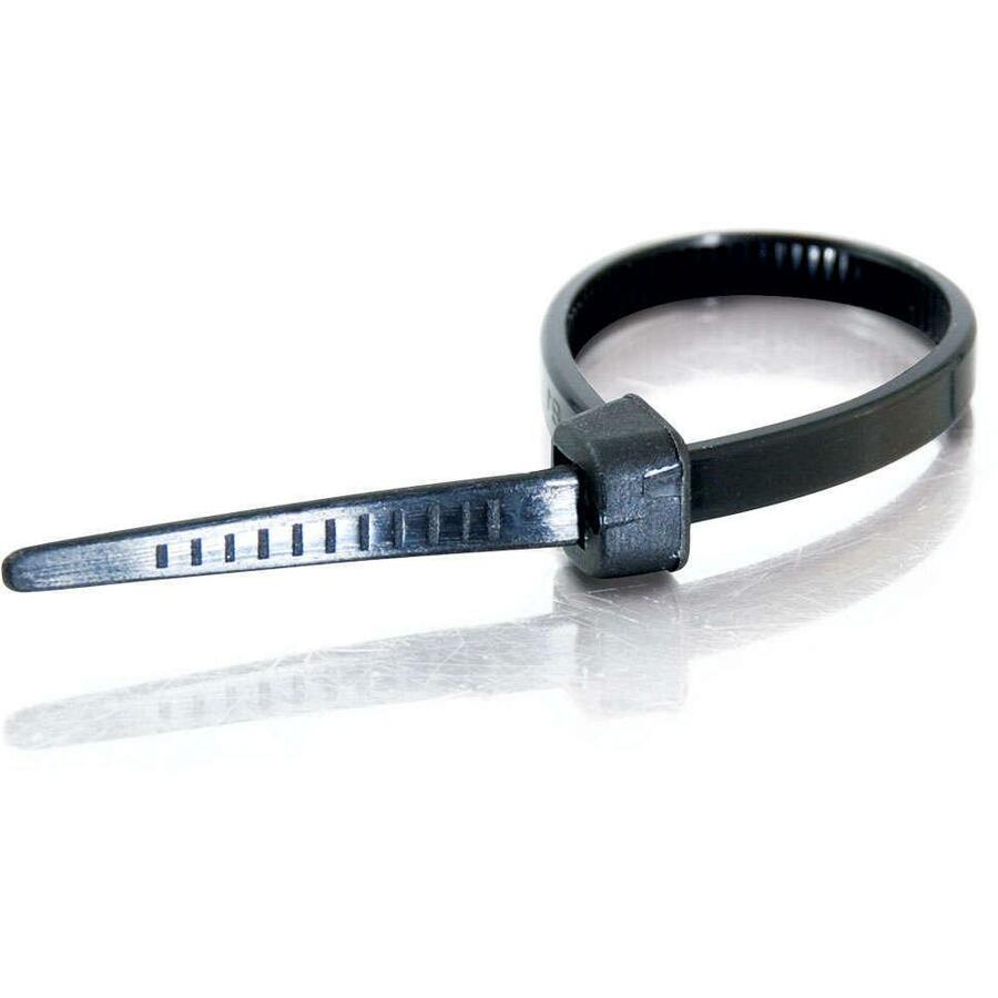 C2G 7.5in Cable Ties - Black - 100pk 43038