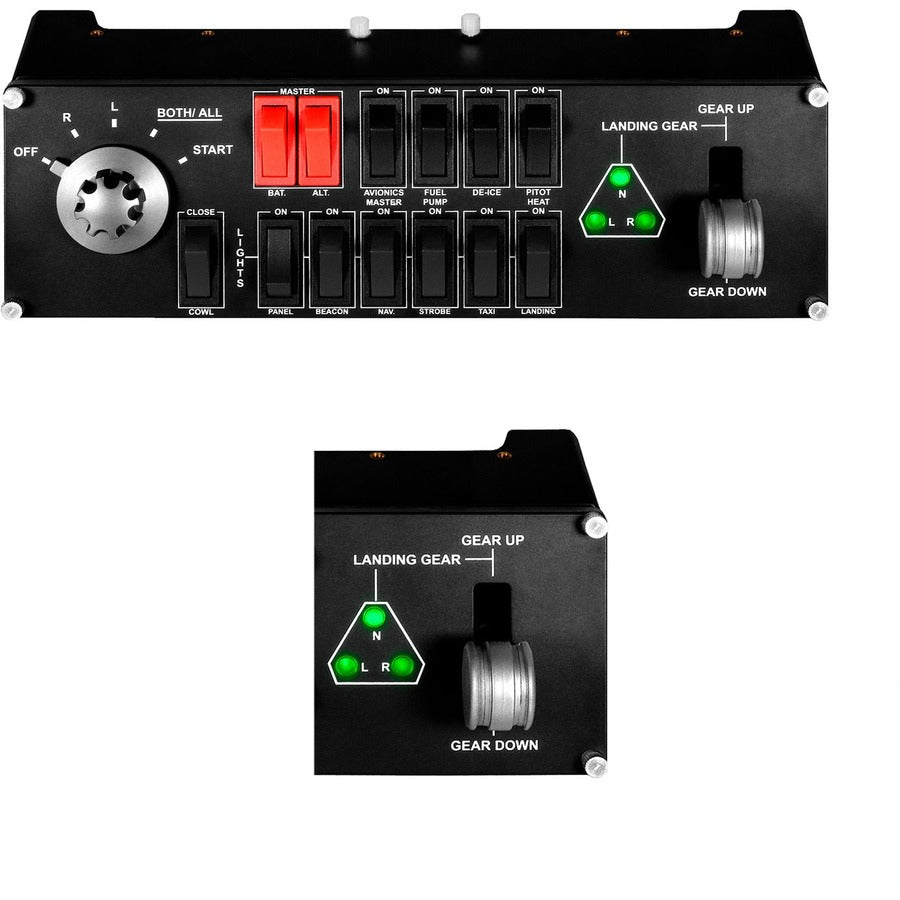 Saitek Flight Switch Panel Professional Simulation Switch Controller 945-000030