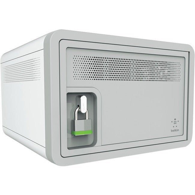 Belkin B2B117 Secure and Charge Station with Surge-Protected Power Source for All iPad Generations (Including iPad Pro), Samsung Galaxy, Chromebook, e-Readers, and Laptops Up to 13-Inch, Designed for School, Classroom and Home Use B2B117