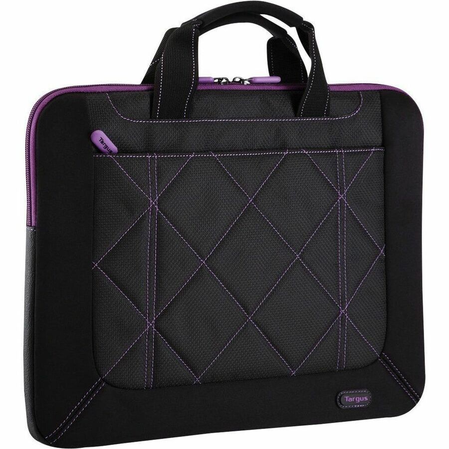 Targus Pulse TSS57401US Carrying Case (Sleeve) for 14" to 16" Notebook - Black, Purple - TAA Compliant TSS57401US