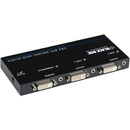 Black Box DVI-D Splitter with Audio and HDCP, 1 x 2 AVSP-DVI1X2