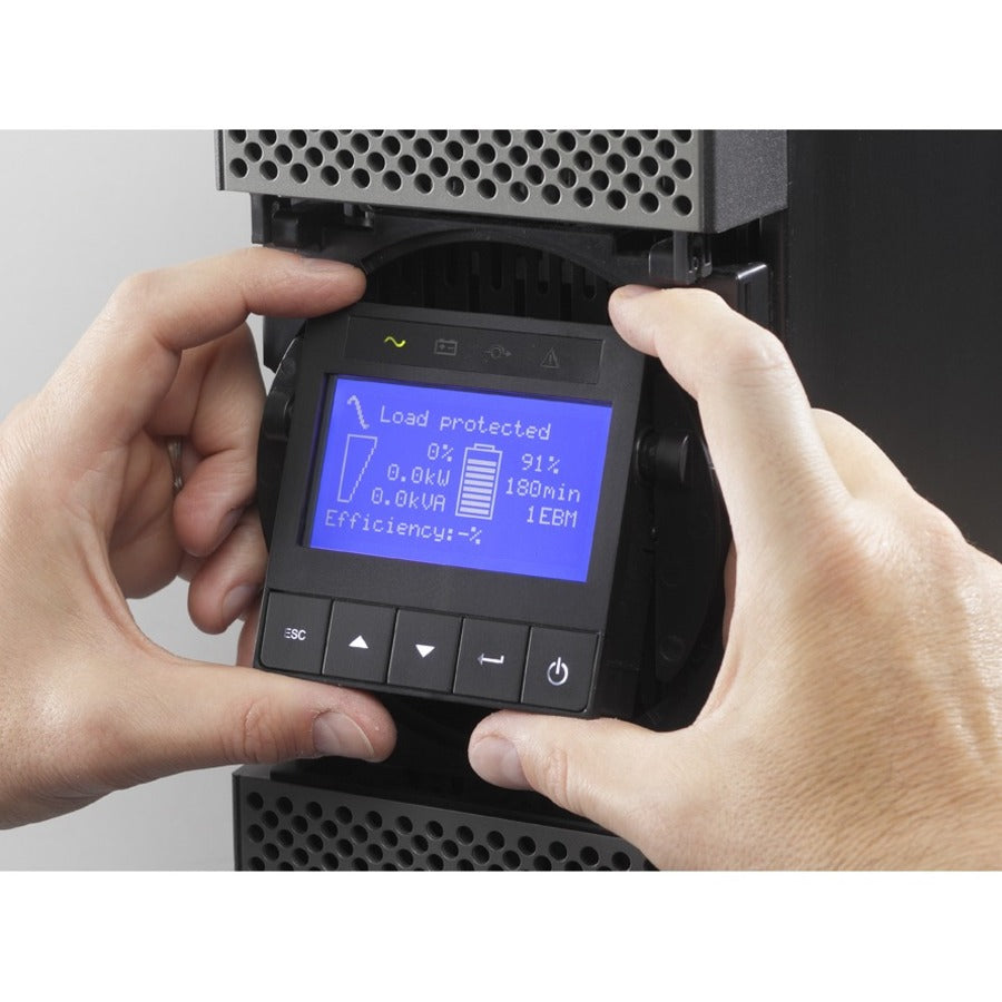 Eaton 9PX 2000VA 1800W 120V Online Double-Conversion UPS - 5-20P, 6x 5-20R, 1 L5-20R Outlets, Cybersecure Network Card Option, Extended Run, 2U Rack/Tower - Battery Backup 9PX2000RT