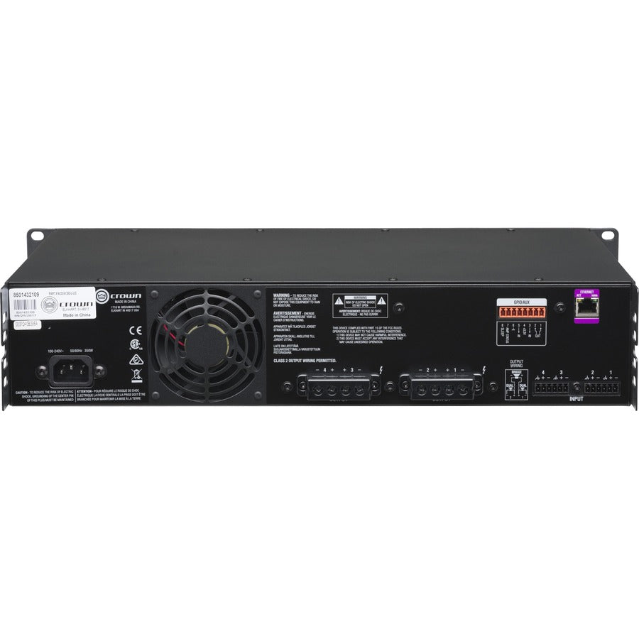 Crown CDi DriveCore 4|300 Amplifier - 1200 W RMS - 4 Channel NCDI4X300-U-US