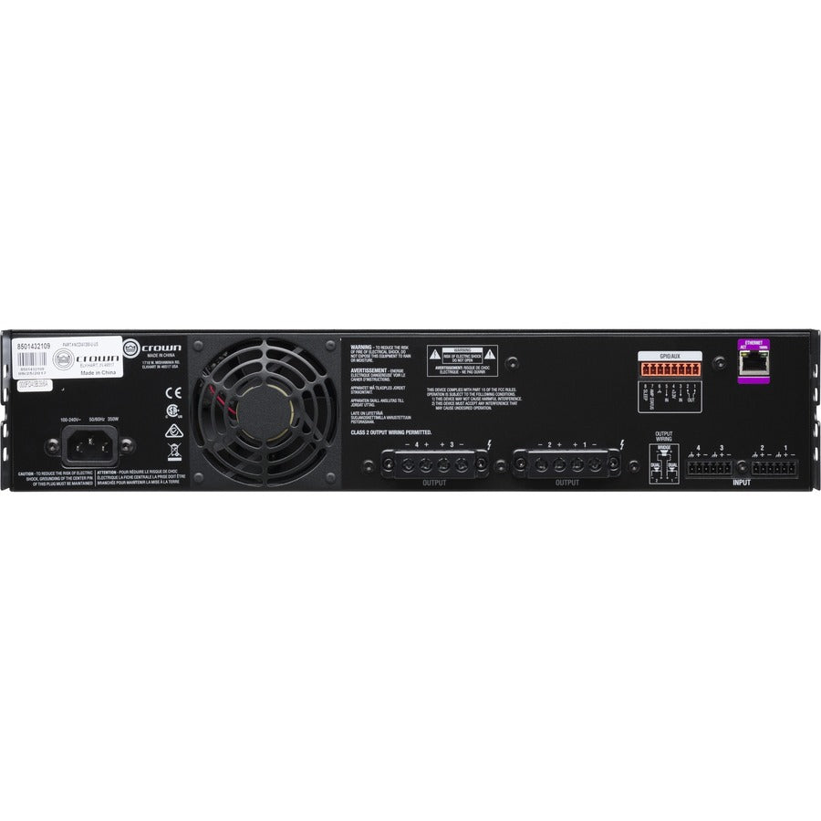 Crown CDi DriveCore 4|300 Amplifier - 1200 W RMS - 4 Channel NCDI4X300-U-US
