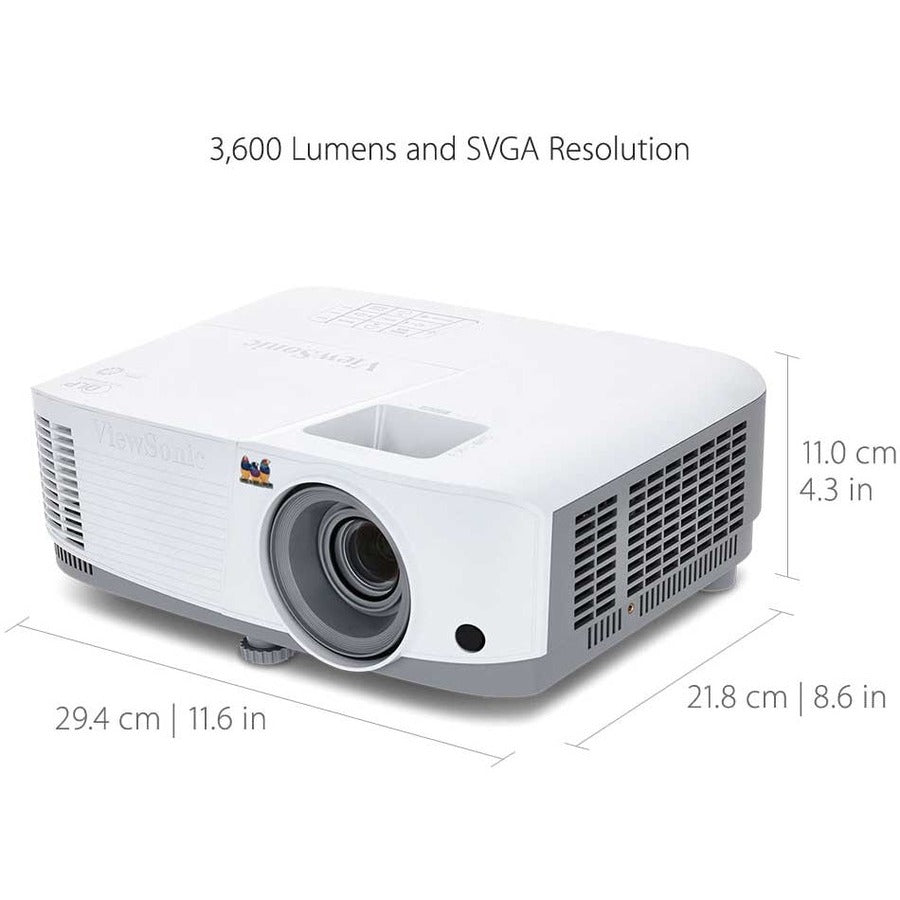 ViewSonic PA503S 4000 Lumens SVGA High Brightness Projector for Home and Office with HDMI Vertical Keystone PA503S