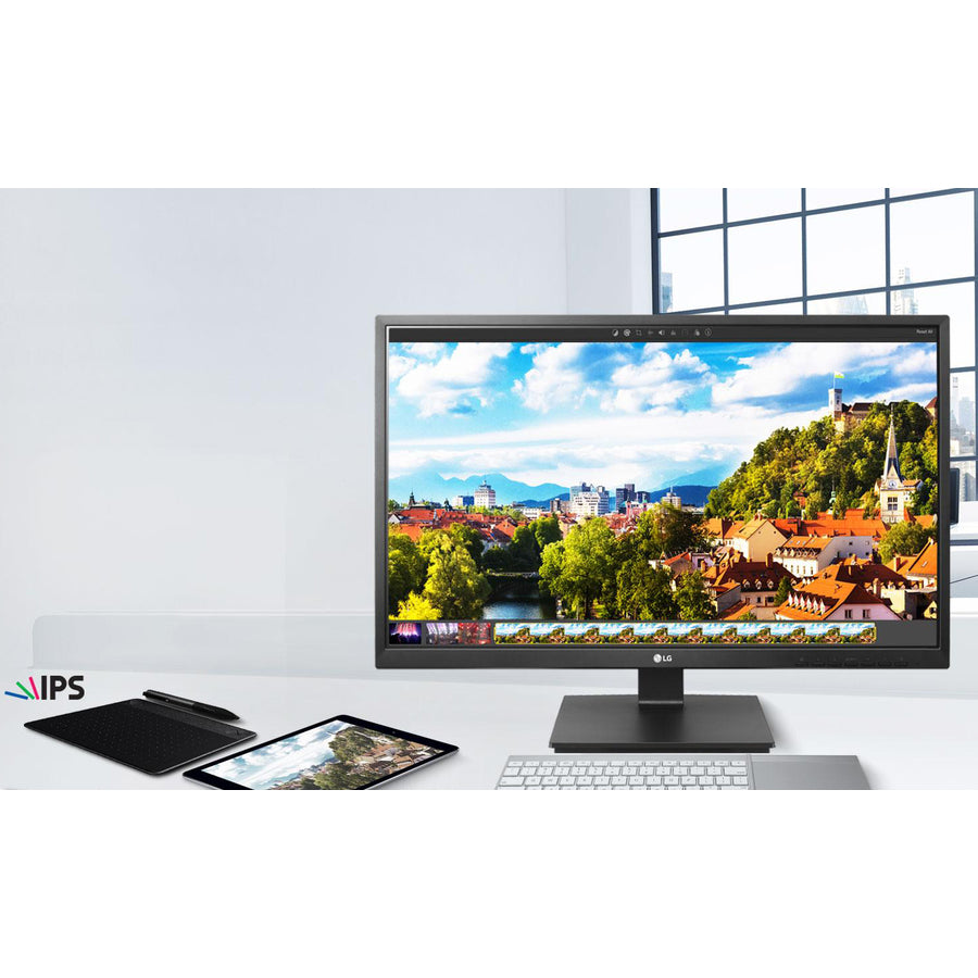 LG 24BK550Y-I 24" Class Full HD LCD Monitor - 16:9 - Textured Black - TAA Compliant 24BK550Y-I
