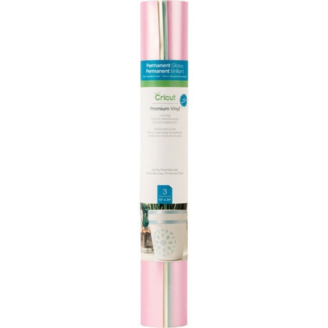 cricut Premium Vinyl Pearl Metallic Sampler, Spring - Permanent 2005221