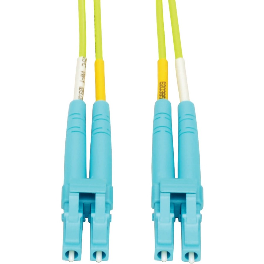 Eaton Tripp Lite Series 100G Duplex Multimode 50/125 OM5 Fiber Optic Cable, Lime Green, LC/LC, 1 m (3.3 ft.) N820-01M-OM5